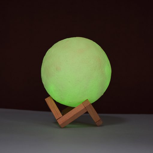 Night Light lamp 3D Print Moon Lamp Rechargeable LED - Image 4