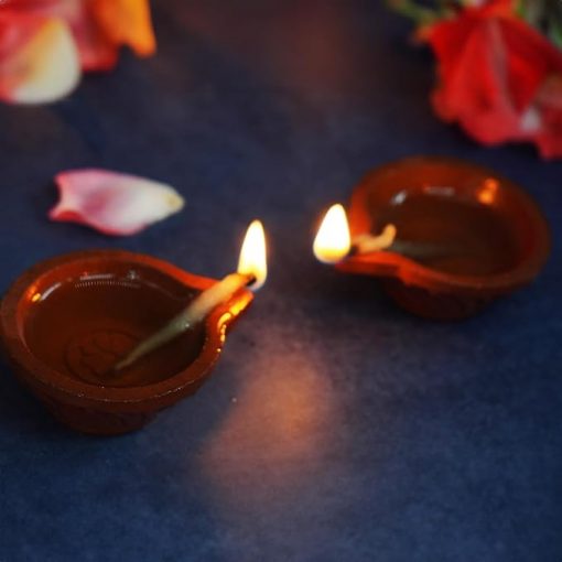 Clay Diya Set of 50 | Diwali Decoration Items for Home Decor | Decorative Diyas for Indoor and Outdoor | Mandir Decor for Puja(2 Inch,50). - Image 2