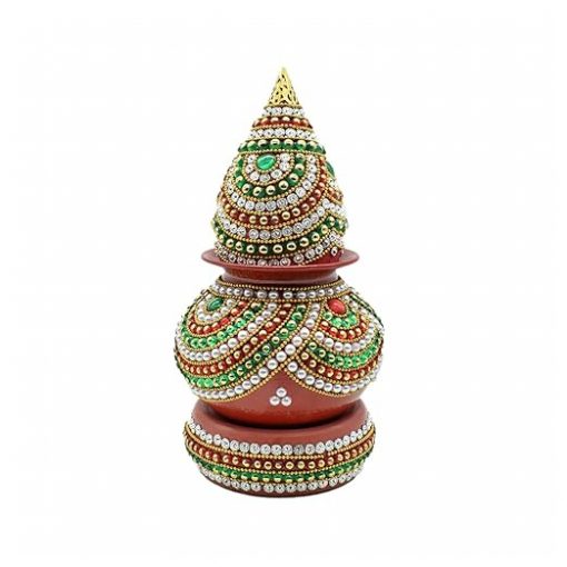 Mangal Kalash Lota Coconut Set for Puja - Image 3