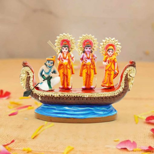 Rama Boat with Guhan set Golu Dolls - Image 2