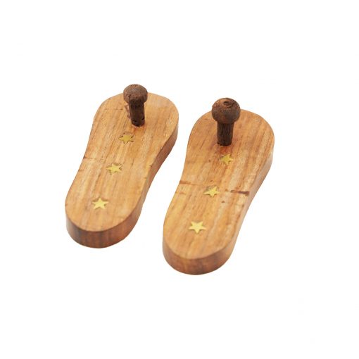 Wooden khadau- Lakshmi Charan Paduka for Pooja (Set of 1)