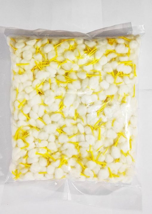 Round Cotton Wicks for Diya  Phool Batti for Puja (Wicks)|Round Batti for Diwali Puja|250 Pieces . - Image 2