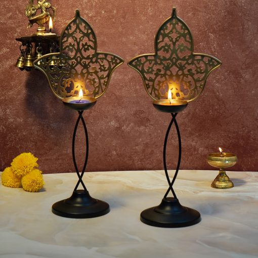 T- light Holder Set of 2 Candle holder (1)