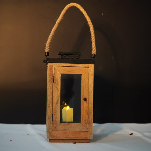 WOODEN T-LIGHTHOLDER (6)