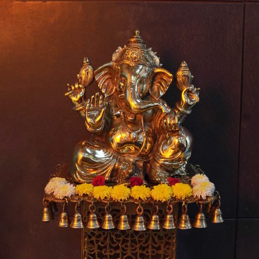 Brass Big Lord Ganesha Idol, Ganpati Sculpture for Home Temple-Puja, Garden in Brass.