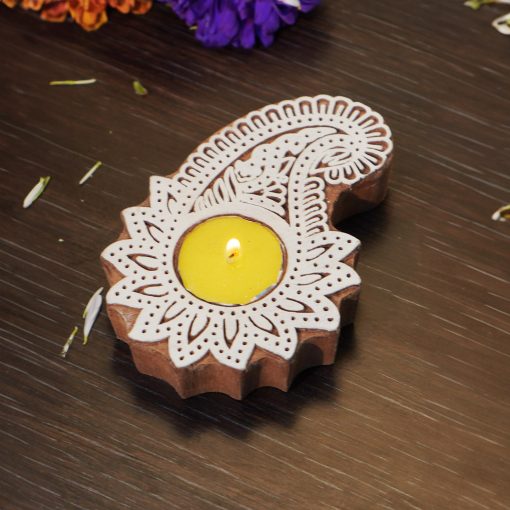 pujanpujari online shopping, floral tea light holder, t light candle holder, tea light holders, tea light candle holders