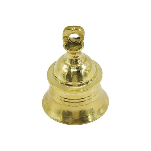 Handcrafted Brass Hanging Bell for Pooja - Image 2