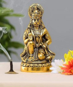 pujanpujari online shopping, hanuman ji statue, hanuman ji murti, bajrang bali idol, bajrang bali murti, brass hanuman idol