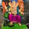 Eco Friendly Ganpati Idol Made Up of mud & Ganesha idol big Size 4.5 Feet