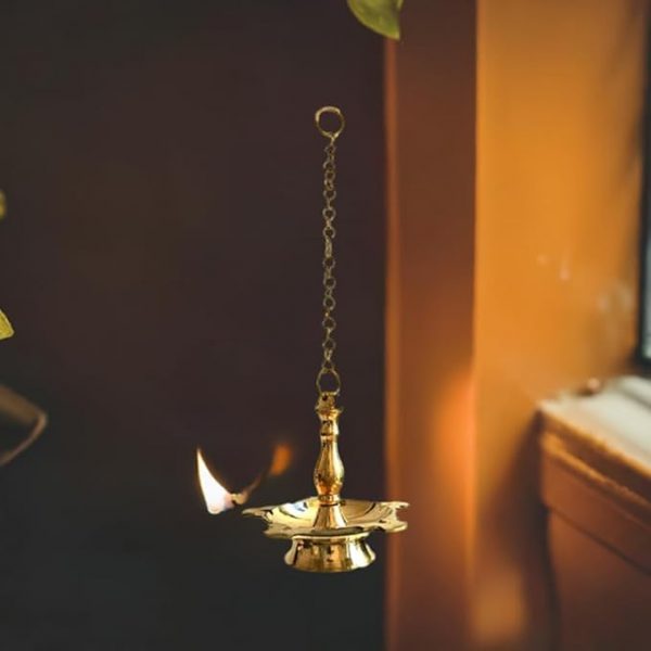 pujari Brass Hanging Antique Diya| Brass Hanging