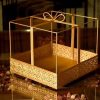 Gifting best wishes Metal Basket with Handle for Wedding