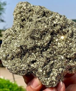 Natural Pyrite Stone Original Rough Cluster from Peru for Vastu/