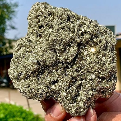 Natural Pyrite Stone Original Rough Cluster from Peru for Vastu/