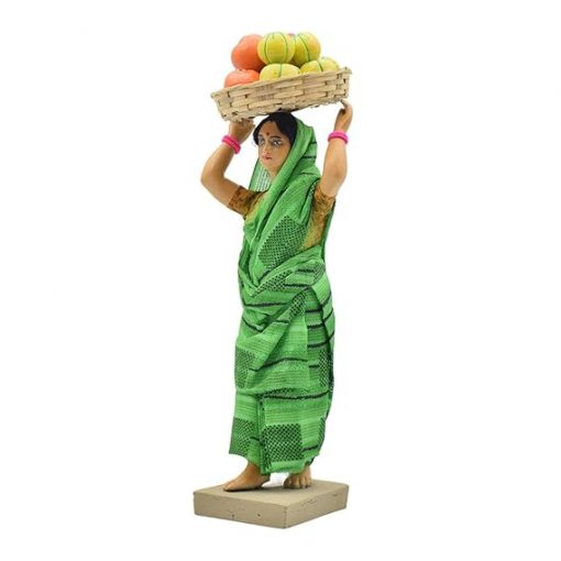 Lady Fruit Seller Kolu Bommalu/Bommai for Dussera/Navaratri.