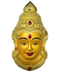 Decorative Varalakshmi Face Yellow Ammavari Face