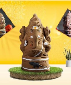 Eco-Friendly Plantable Seed Ganesha Idol for Ganesh Chaturthi