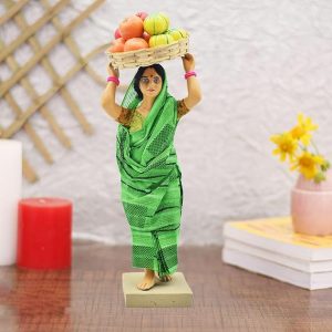 Lady Fruit Seller Kolu Bommalu/Bommai for Dussera/Navaratri.