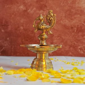 Spiritual Grace with The Brass Annam Diya Oil Lamp and Home Decor