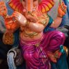 Eco Friendly Ganpati Idol Made Up of mud & Ganesha idol big Size 5 Feet