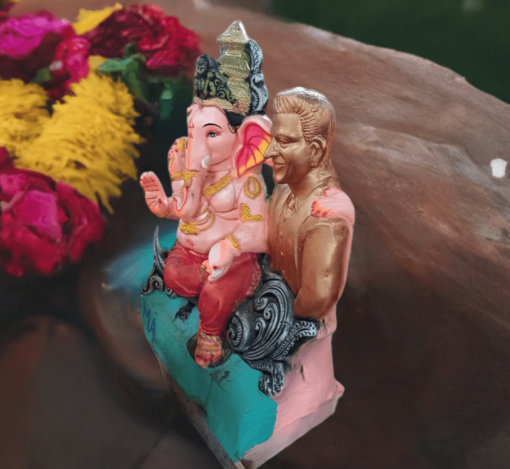 Eco Friendly Ganpati Idol Made Up of mud & Ganesha idol big Size 4.3 Feet