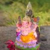 Eco Friendly Ganpati Idol Made Up of Paper & Ganesha idol big Size 7.5 Feet