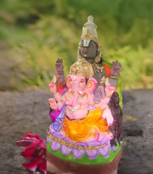 Eco Friendly Ganpati Idol Made Up of Paper & Ganesha idol big Size 7.5 Feet