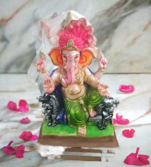 Eco Friendly Ganpati Idol Made Up of mud