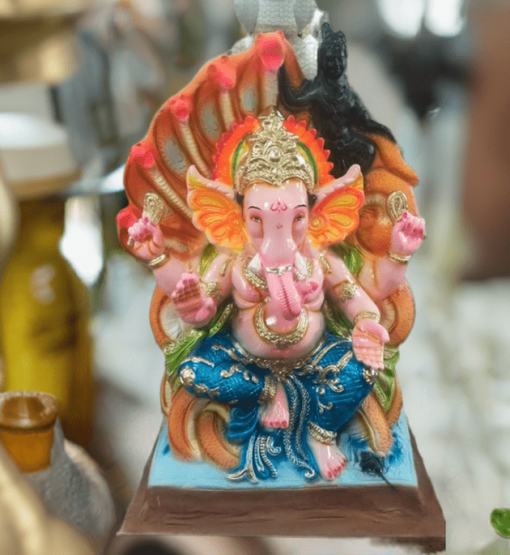 Eco Friendly Ganpati Idol Made Up of Paper & Ganesha idol big Size 5.5 Feet