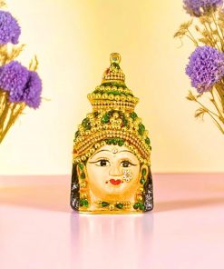 Varalakshmi Face with Stones 6.5 inches