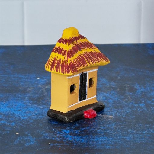 Handmade Clay Golu Bommai for Navratri - Hut House Design - Image 2