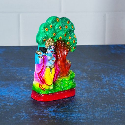 Krishna Under Tree Golu Dolls for Navratri - Handmade - Image 2