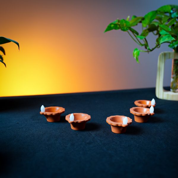 water sensor led diya, water activated diya, floating led diya, decorative led diya, water sensitive diya