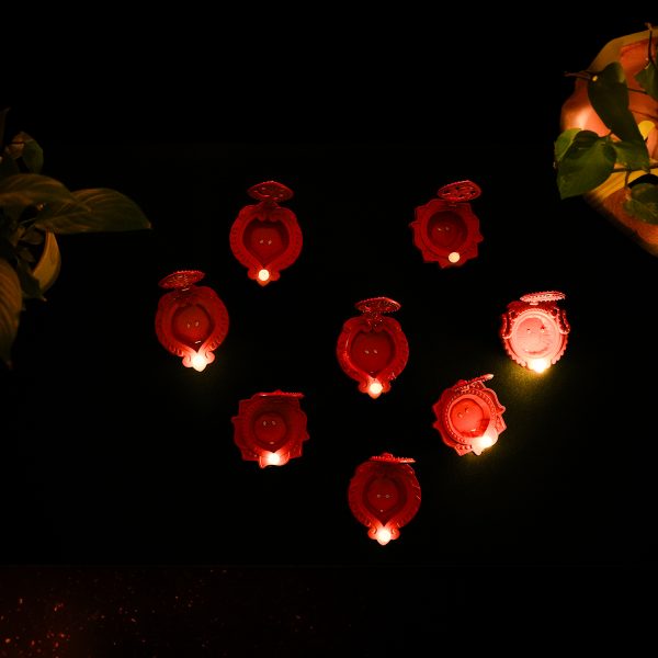 water sensor led diya, water activated diya, floating led diya, decorative led diya, water sensitive diya