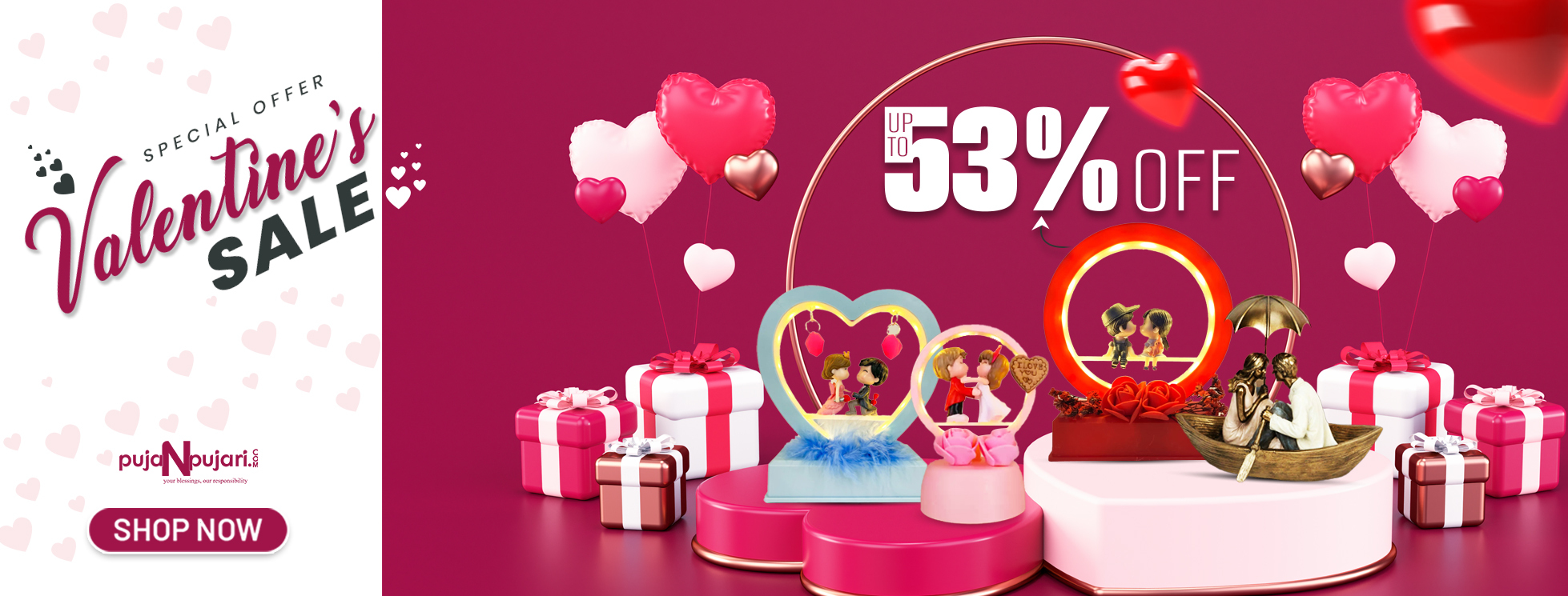 Valentines Day Homepage Banner