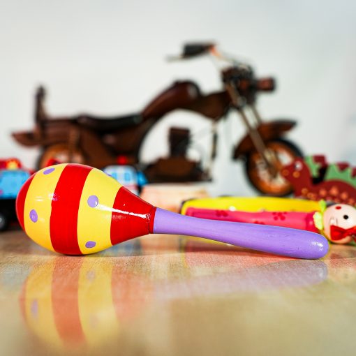 Channapatna Bell Rattle Toy